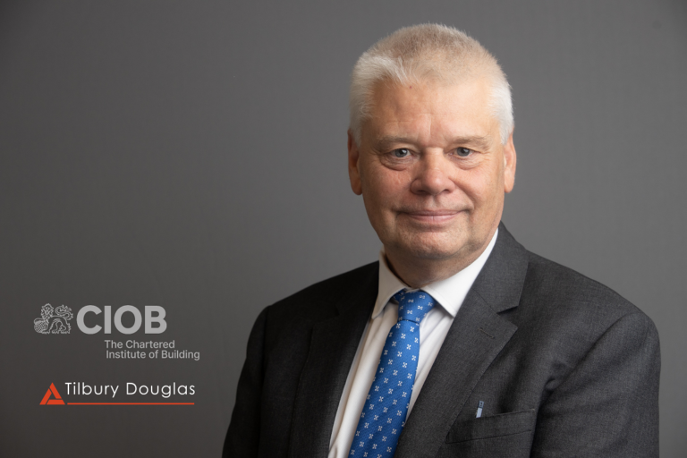CIOB welcomes Tilbury Douglas CEO Paul Gandy as new Vice President